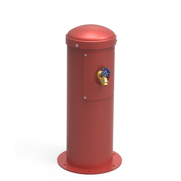 Yard Hydrant With Hose Bib Non-Filtered Non-Refrigerated Red
